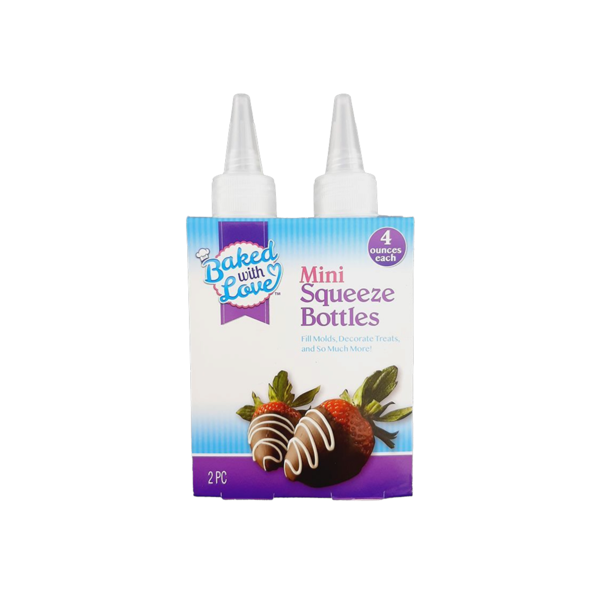 Mini Squeeze Bottle 4oz 2pc Set ±120ml