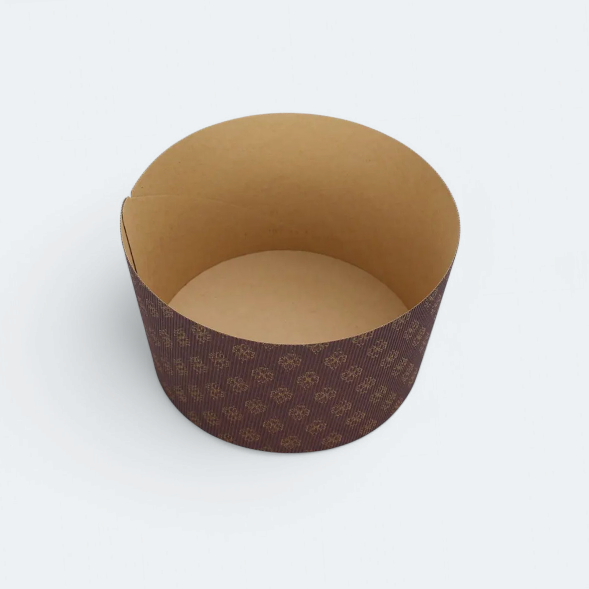 Panettone Paper Popcorn Bucket - Paper Baking Mold 17x10x20cm