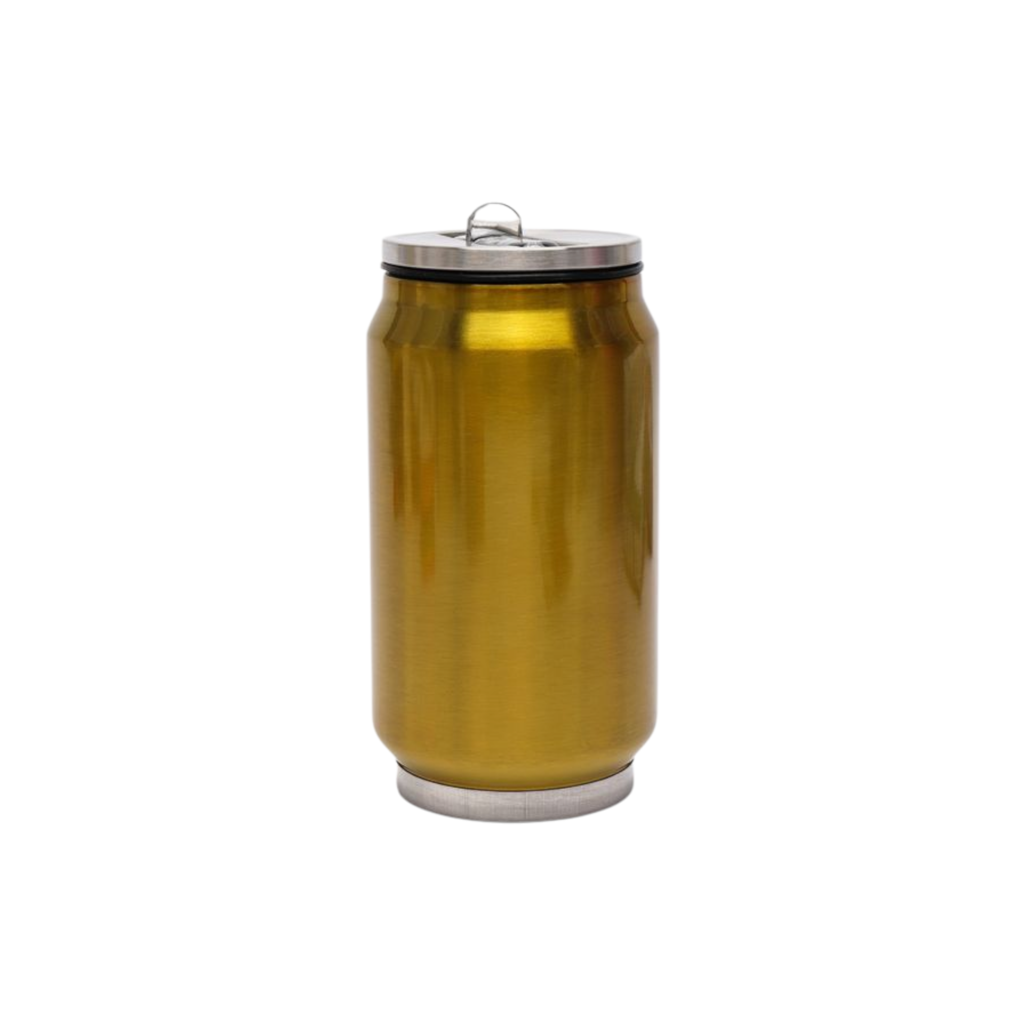 Can Shaped 350ml Thermos Drinking Bottle Flask Stainless Steel Vacuum Cup 14.5x6.4cm