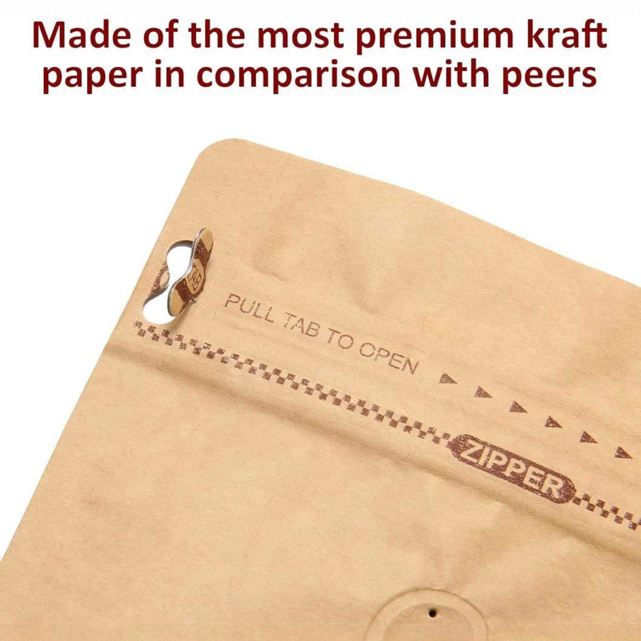 Aluminium Metalized Stand-up Coffee Bean Pouch Bag Reusable - Side Gusset Flat Bottom with Pull-tab & Side Window 10Pack