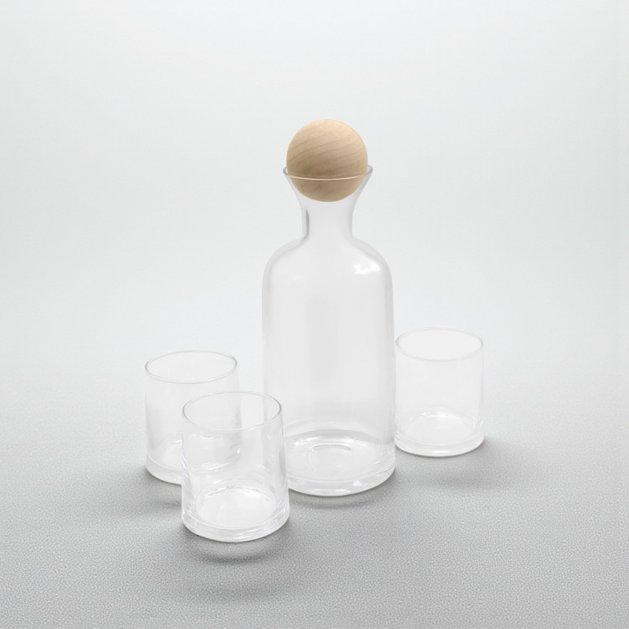 Borosilicate Metallic Water Set 5pc