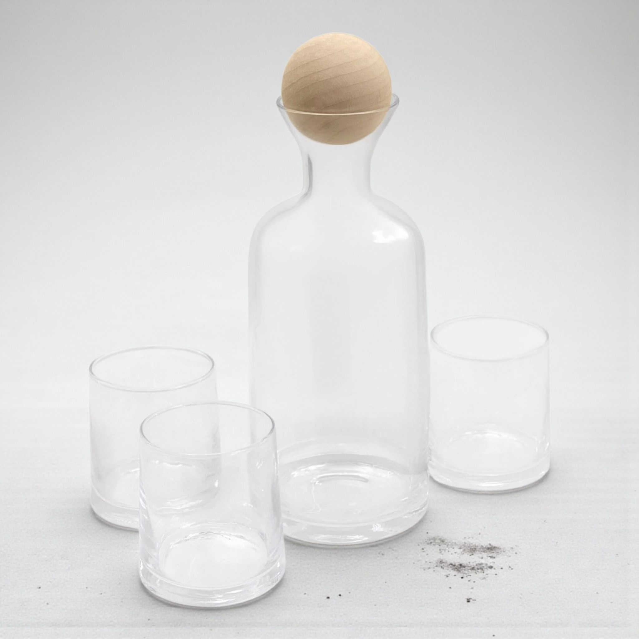 Borosilicate Metallic Water Set 5pc