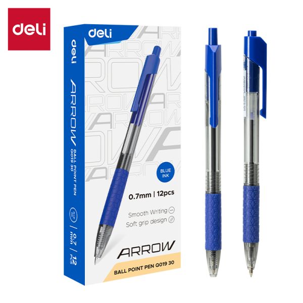 Deli Ball Point Pen Bullet Tip 0.7Mm Blue 1pc