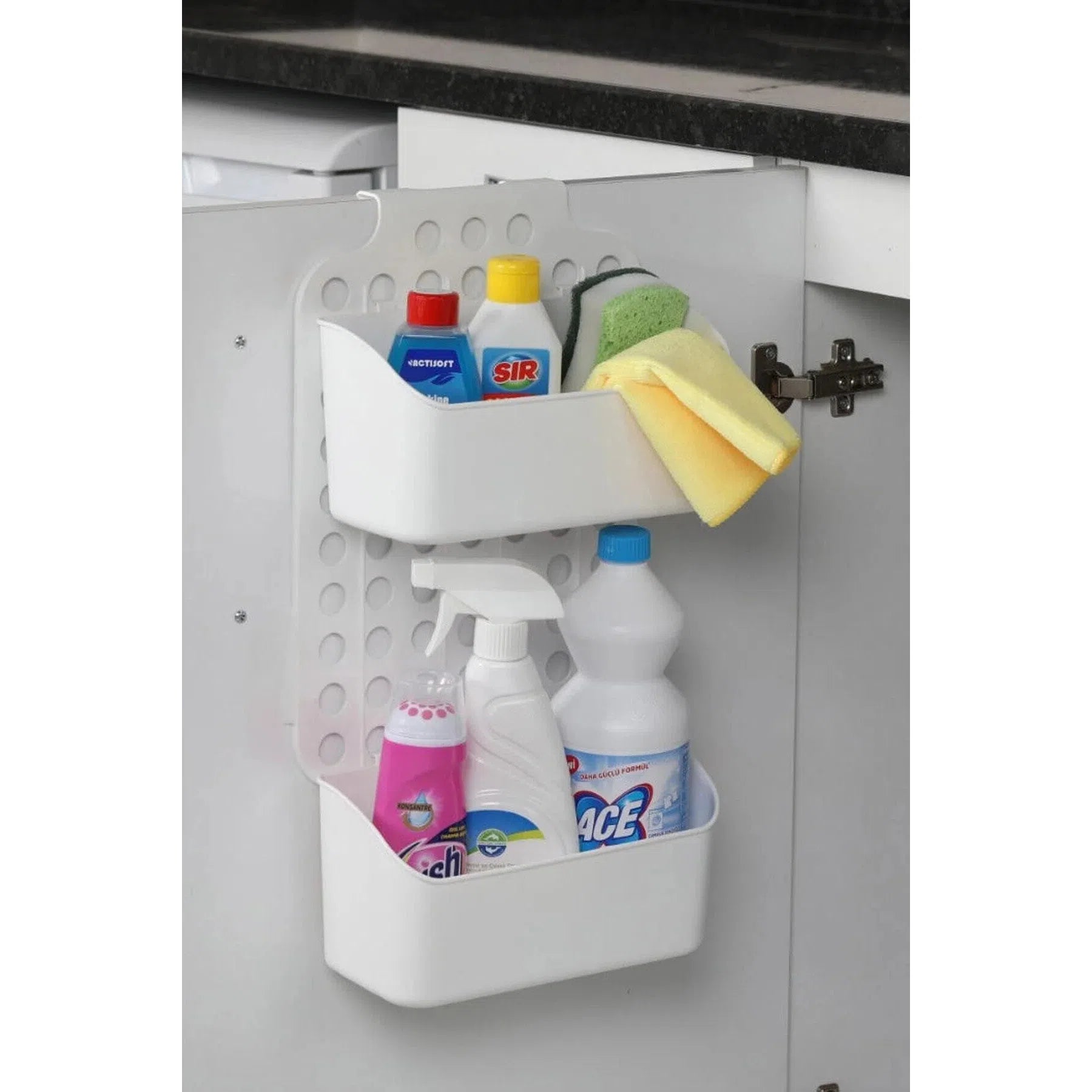 Hobby Life Soft Chef Plastic 2-Tier Adjustable Hanger Organizer AY-09167