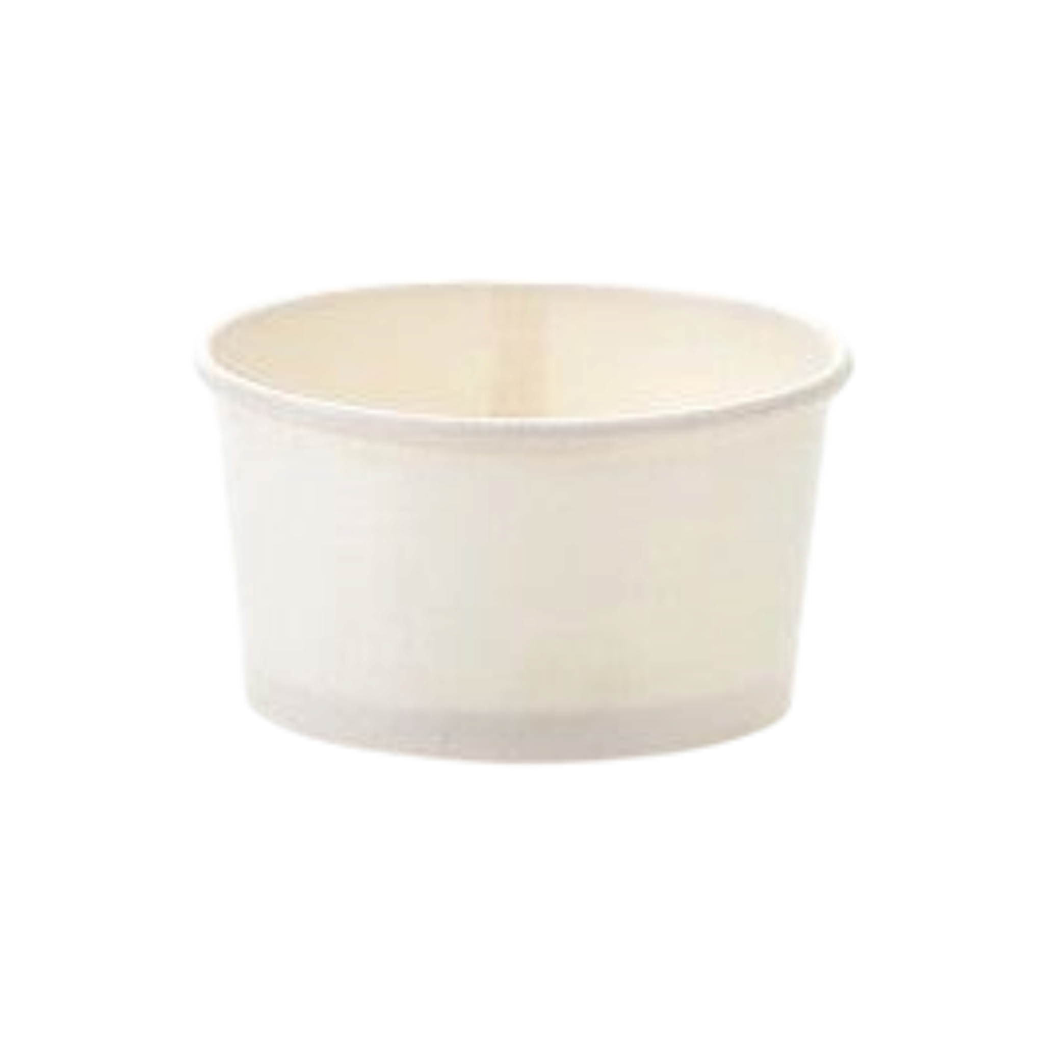 Ice Cream Paper Cups 180ml White Vintage Tubs 10pack