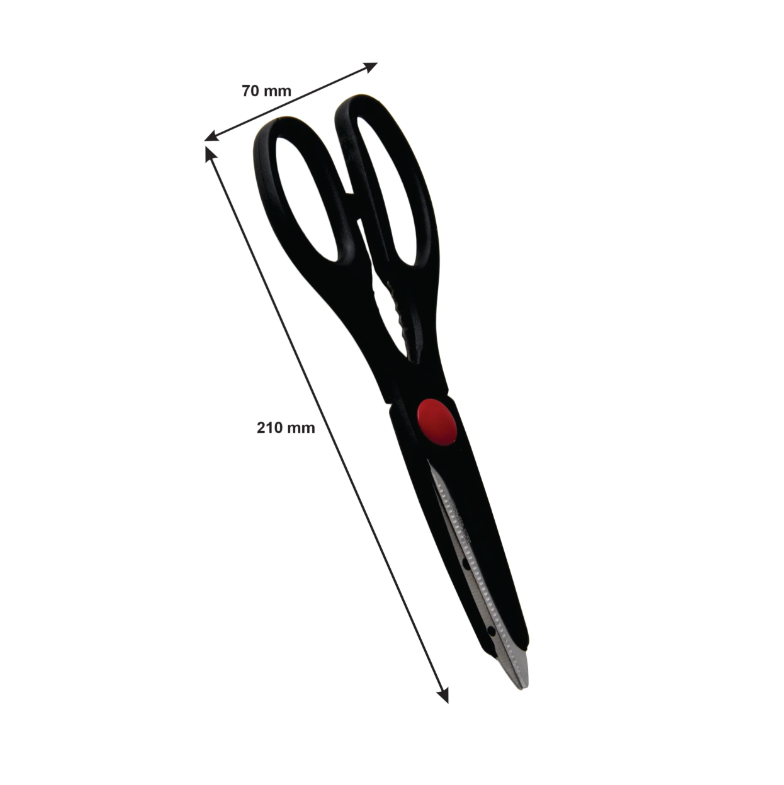 Regent Kitchen Knives with Scissor and Cutting Board 7pc Set 21249