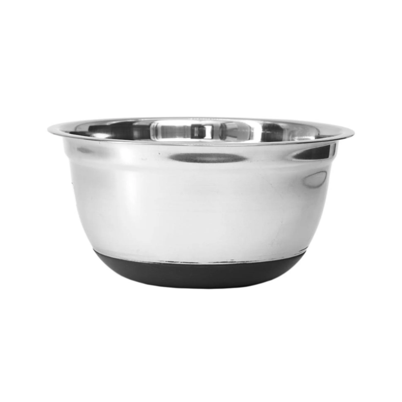 Regent Bakeware Mixing Bowl Classic 22cm with Black Rubber Base 21499