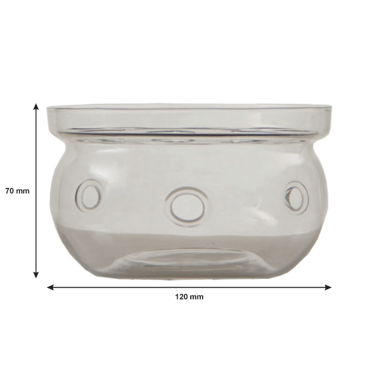 Regent Borosilcate Glass Teapot Burner Stand Large