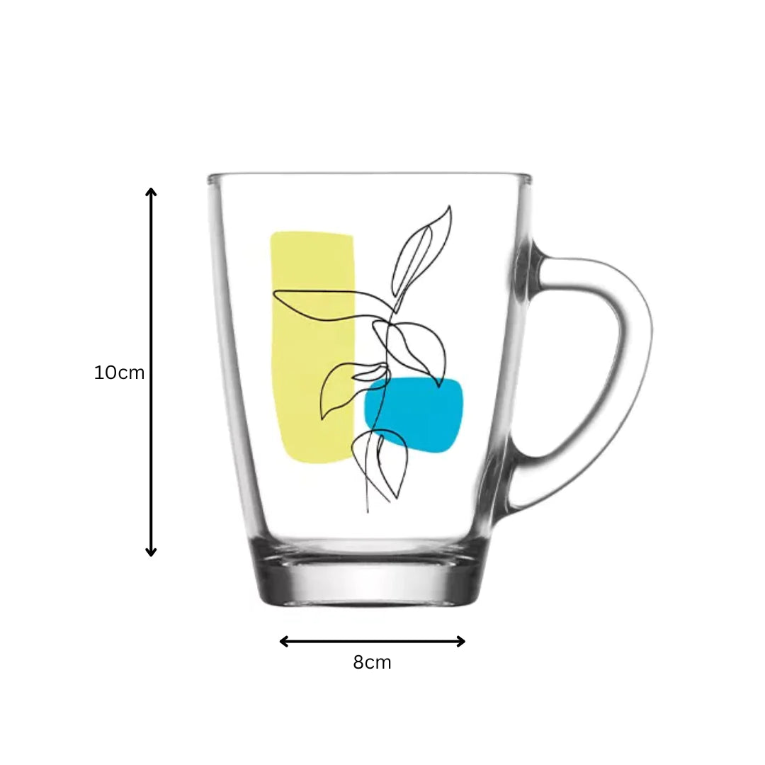 LAV Vega Glass Coffee Mug 250ml SGN2366