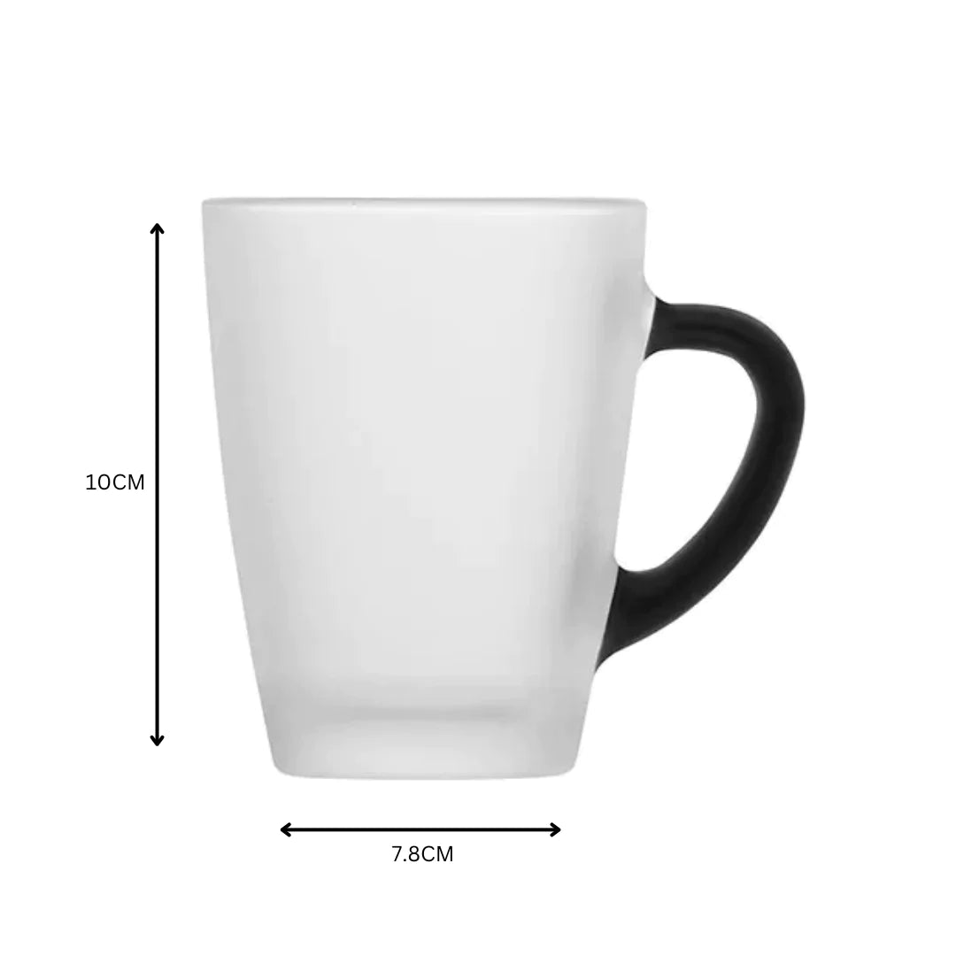 LAV Vega Glass Coffee Mug 250ml Frosted SGN2370