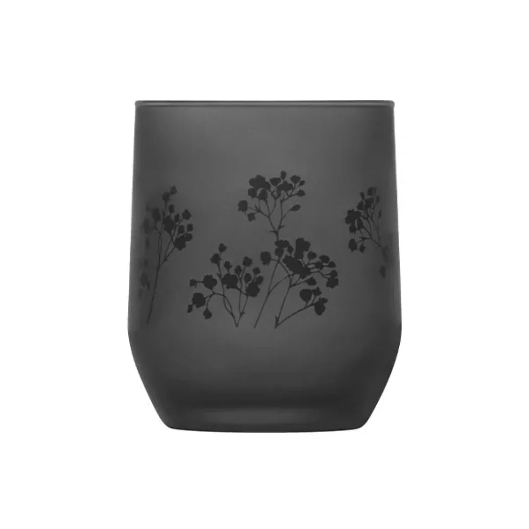 LAV Tokyo Glass Tumbler 315ml Black Frosted Whisky