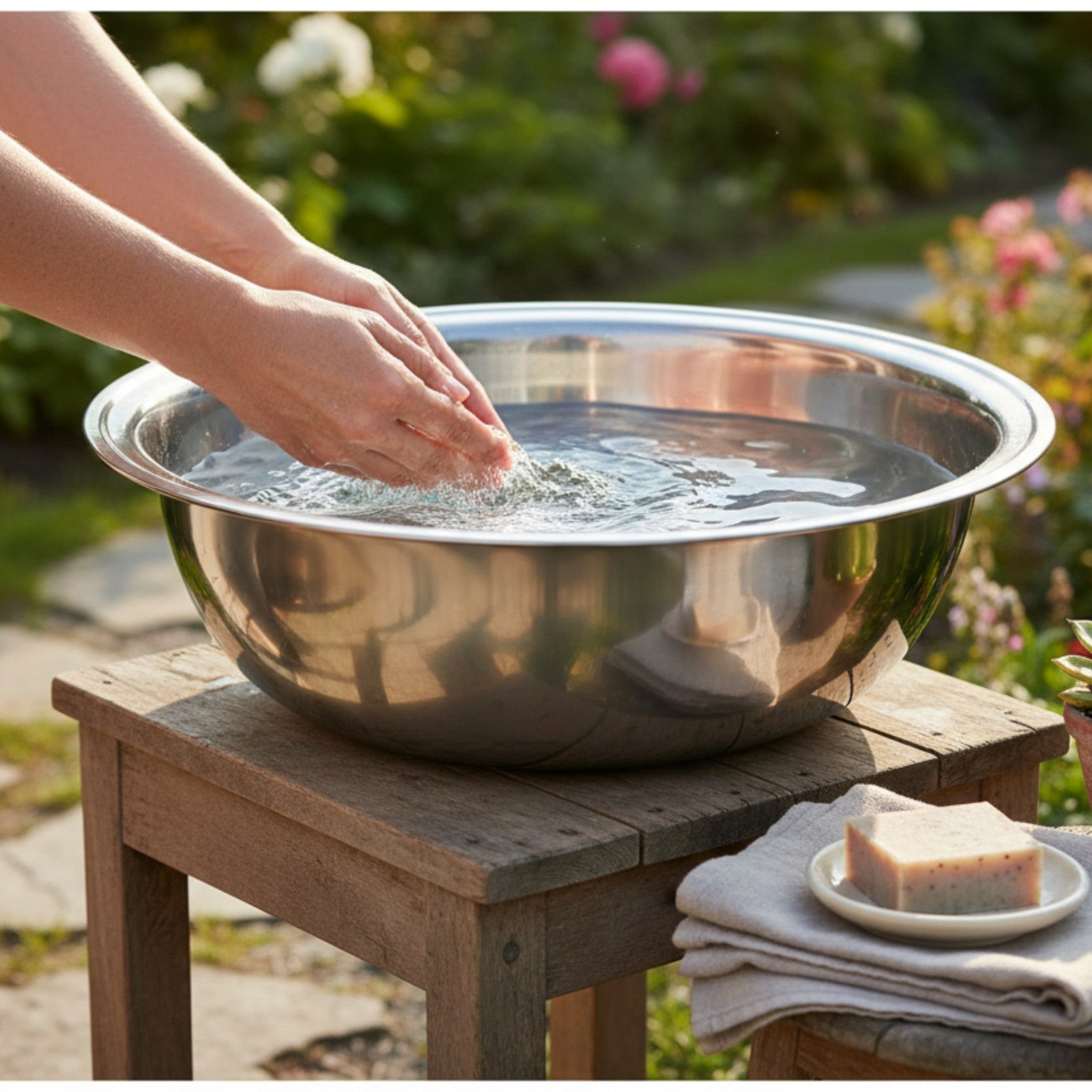 Stainless Steel Basin 68cm GN663