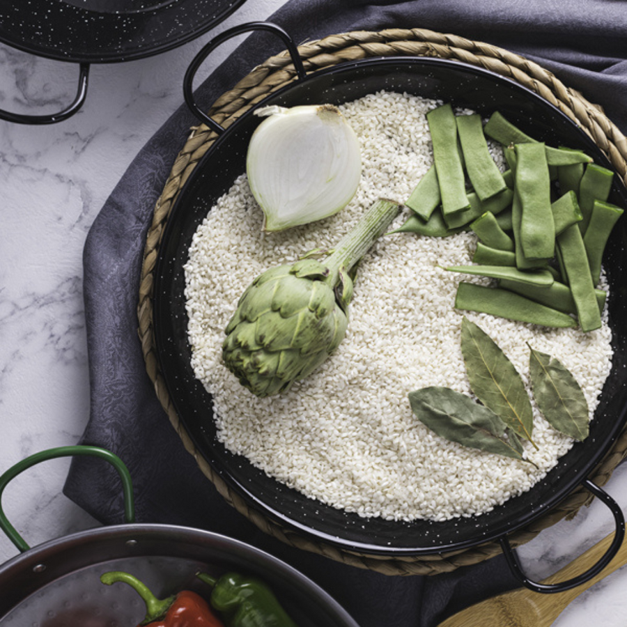 Paellera Steel Enamel 32cm Utiel BGEU-2210 SGN2555