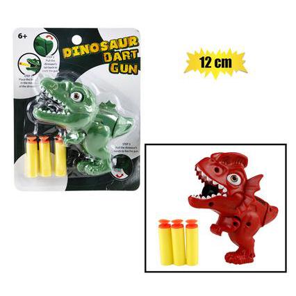 Gun Dinosaur with Foam Darts 12cm