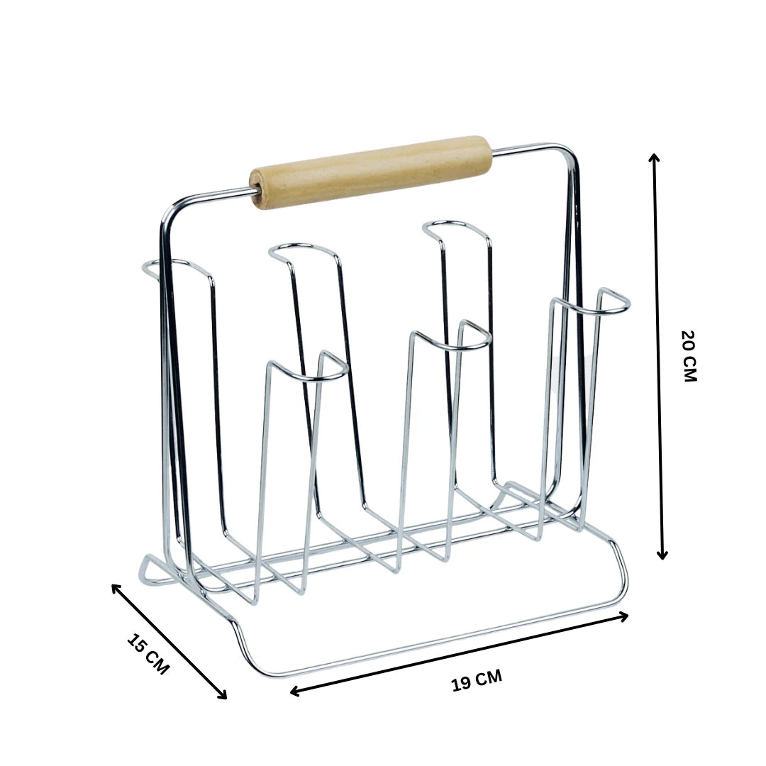 Chrome Glass Tumbler Holder
