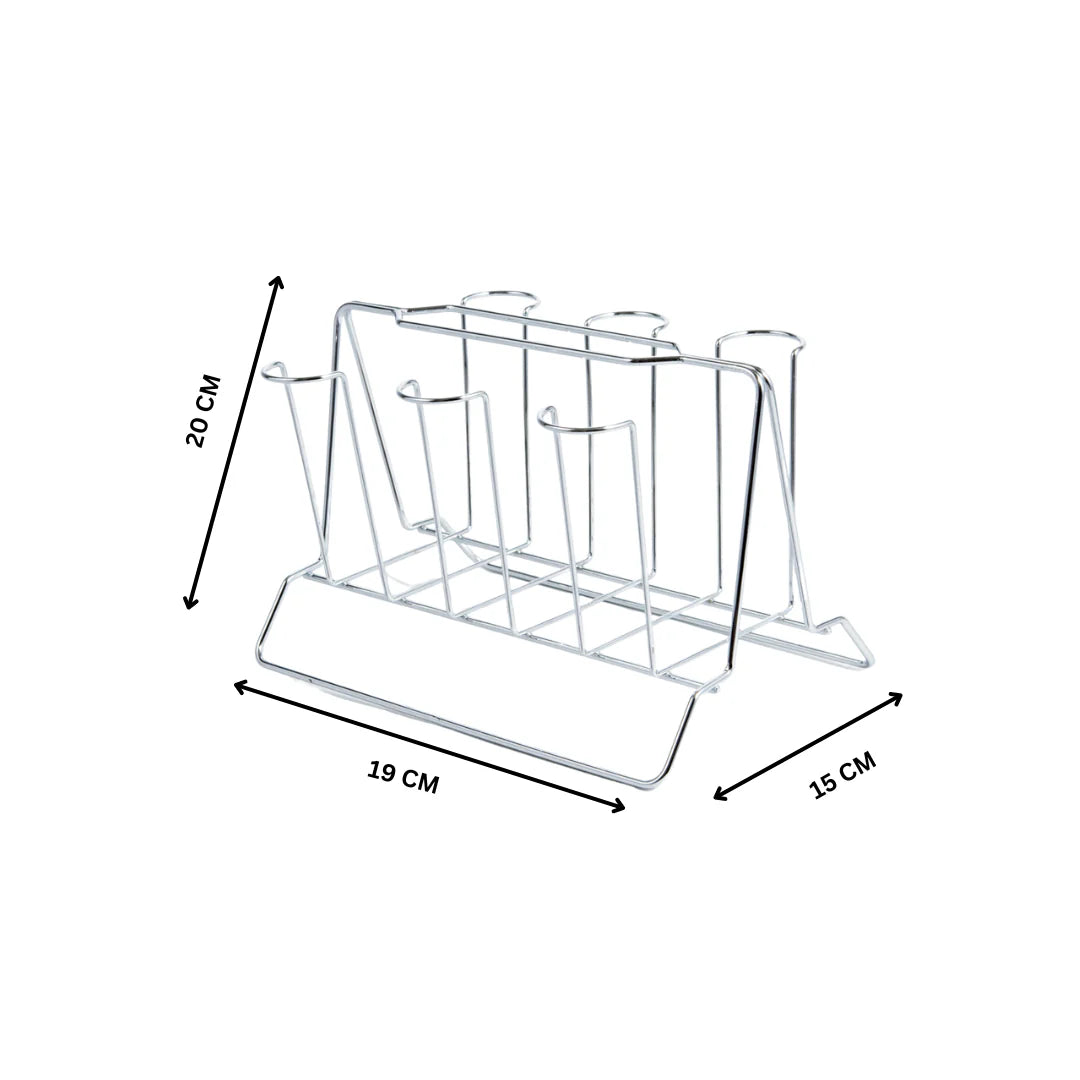 Chrome Glass Tumbler Holder