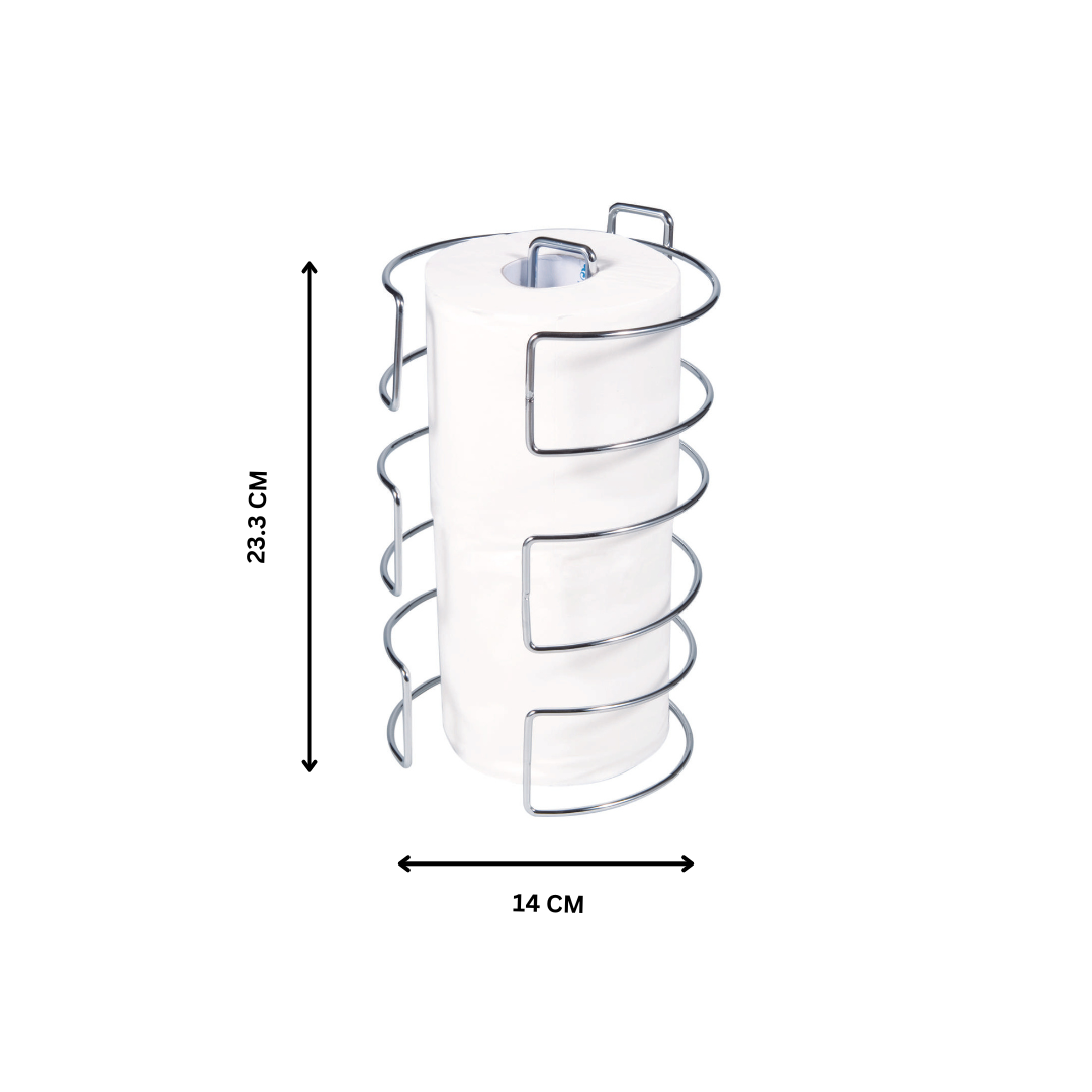 Tissue Holder Iron Wire Chrome Plated 14xH-23.3cm