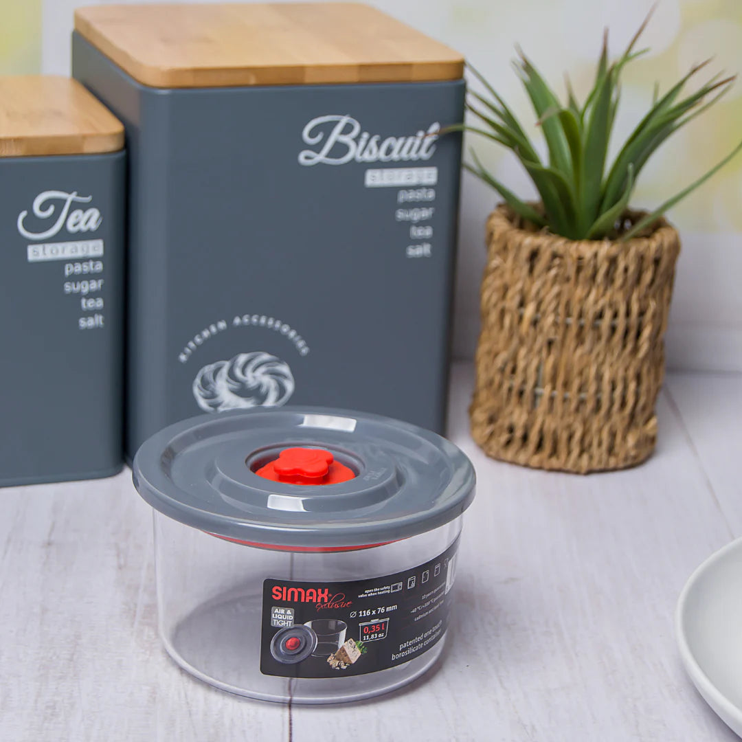 Simax Borosilicate Food Storage Container 350ml 1pc