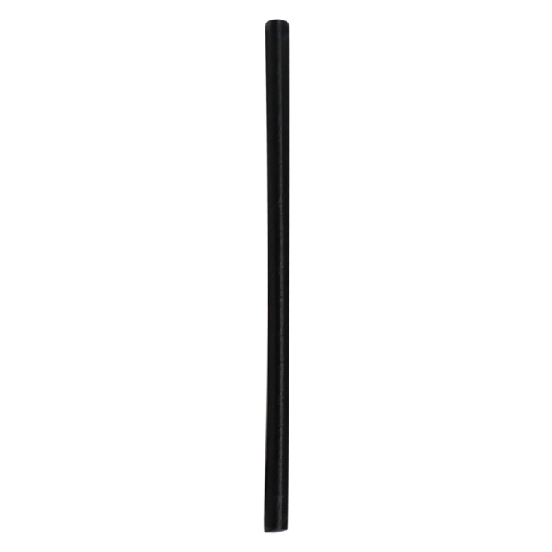 Bar Butler Paper Straw Black 50x3ply 8mm Wrapped with 1 Unwrapped 51Pcs 28141M