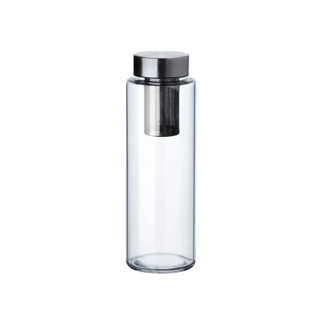Simax Glass Borosilicate Infuser Drinking Bottle 1L