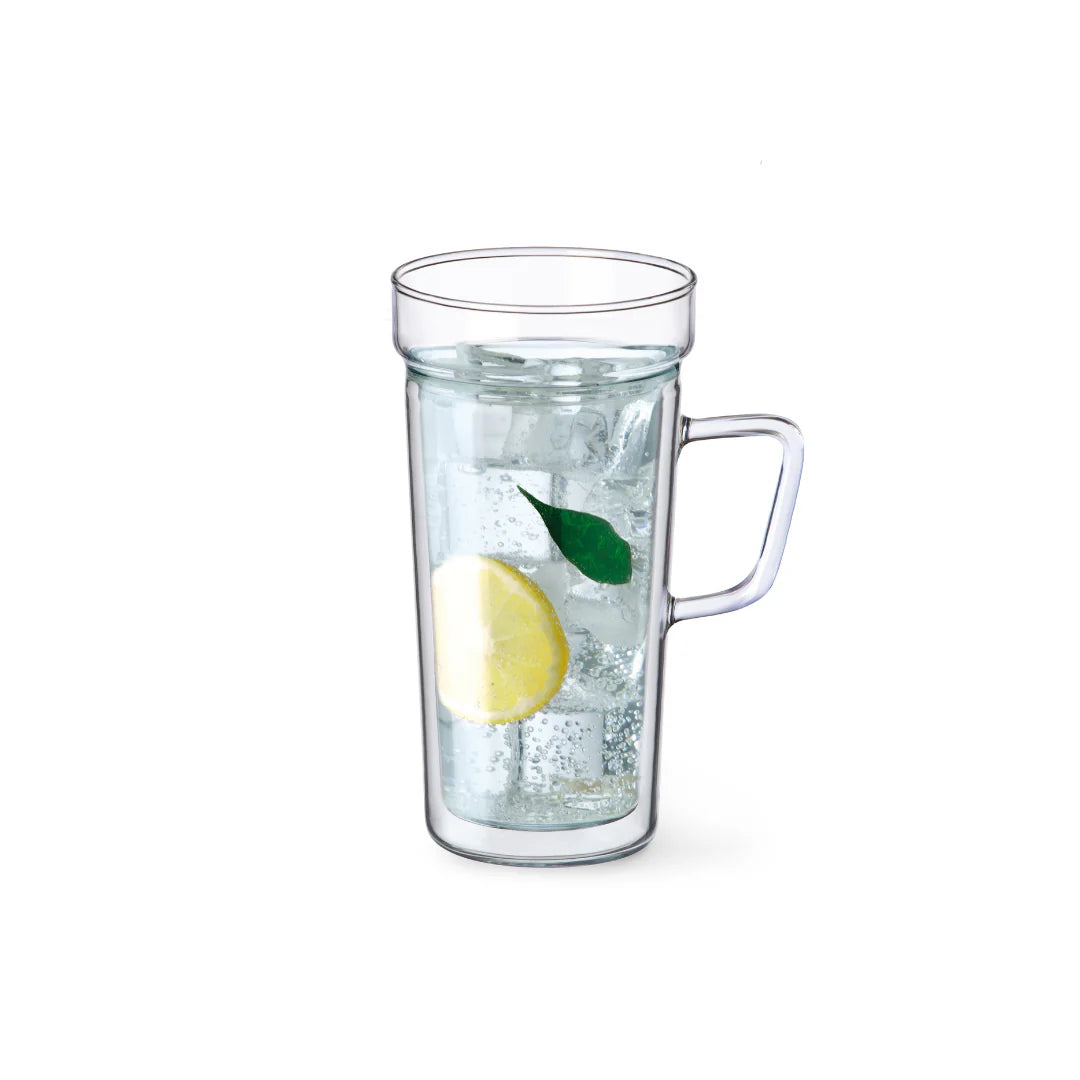 Simax 2-Piece Dual Glass Borosilicate Drinking Mug Set 400ml