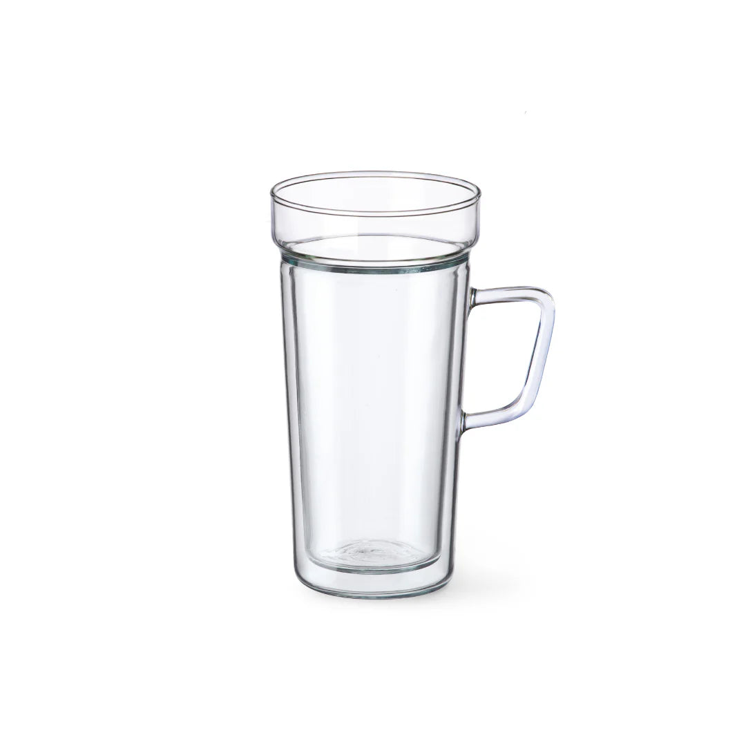 Simax 2-Piece Dual Glass Borosilicate Drinking Mug Set 400ml