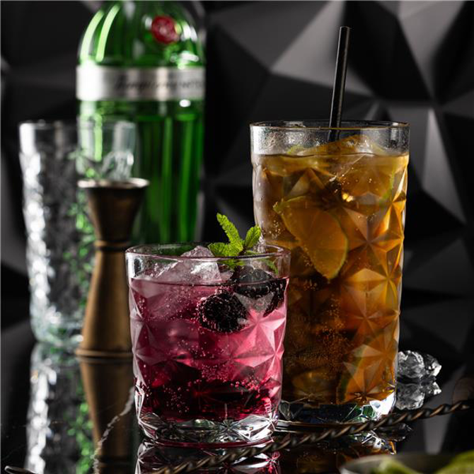 Pasabahce Estrella Hiball Glass Tumbler 360ml Long 4pack