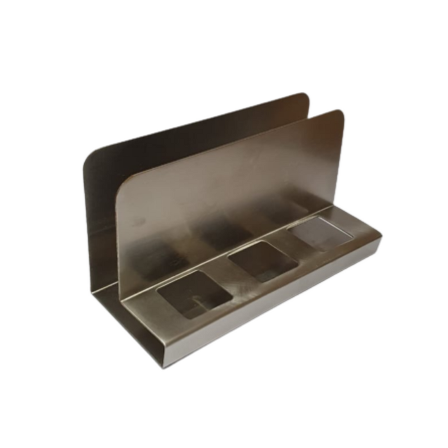 Salt and Papper Holder Stainless Steel 16x8cm SGN2159