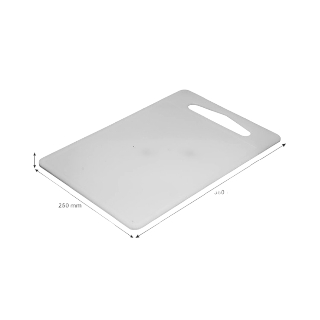 Regent Kitchen Cutting Board PP Plastic White 380x250x6mm