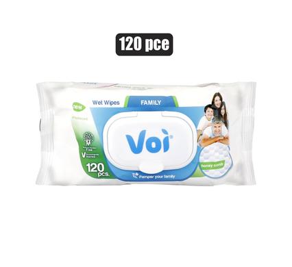 Voi Family Wet Wipes 16x19cm 120pcs