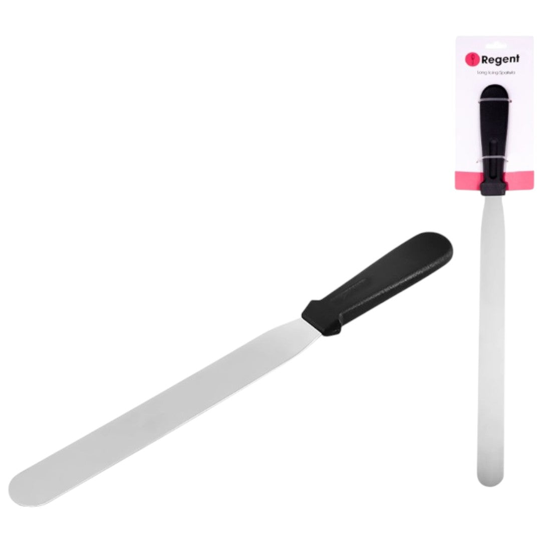 Regent Icing Spatula Long with Black PP Handle
