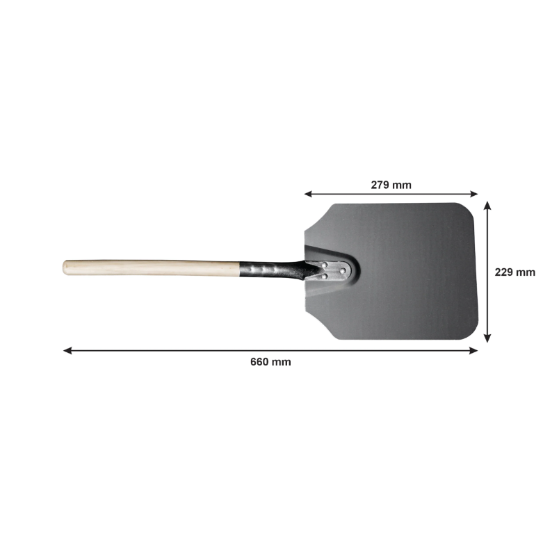 Regent Pizza Peel Aluminium with Wooden Handle 31304