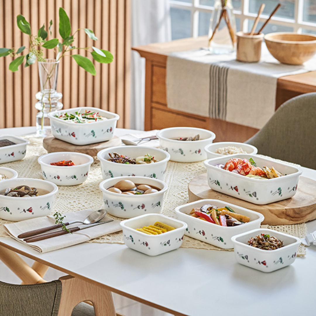 Airthight Storage Containers Fleur Des Champs 11pc Set