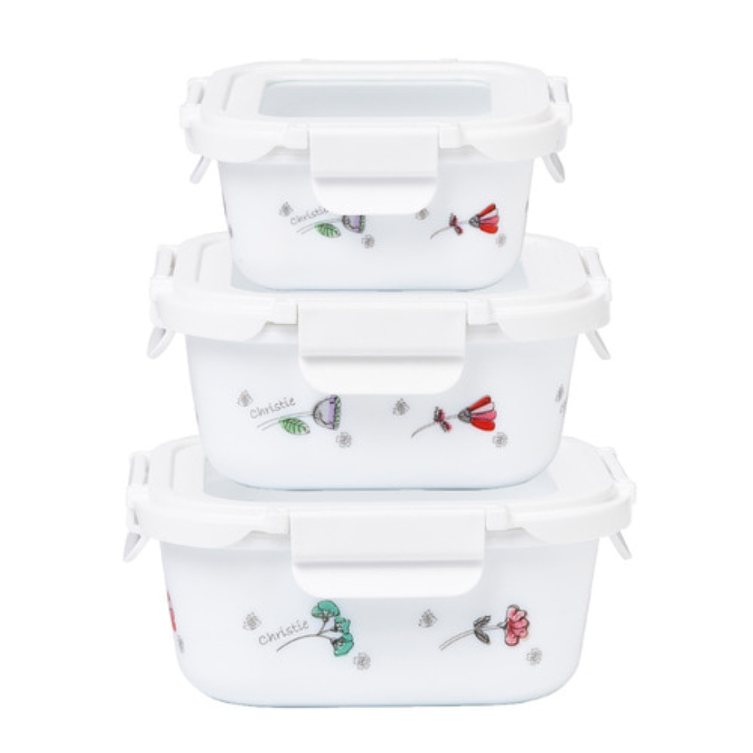 Airthight Storage Containers Fleur Des Champs 11pc Set