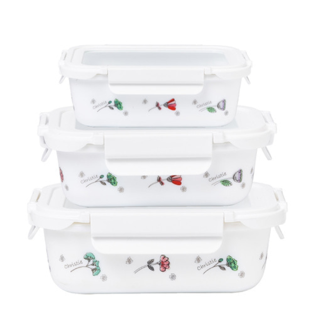 Airthight Storage Containers Fleur Des Champs 11pc Set