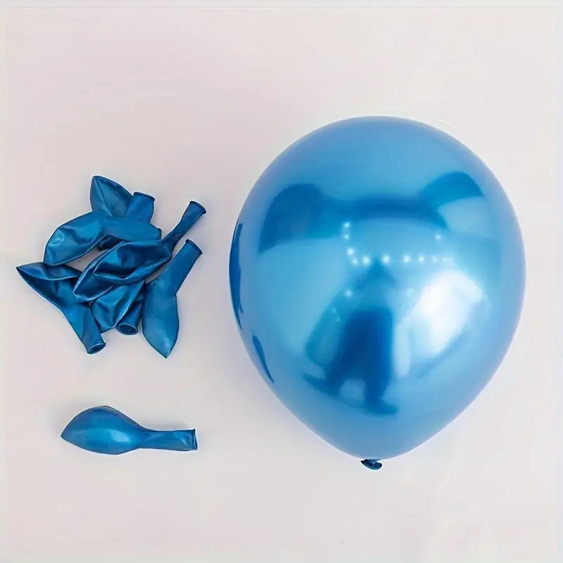 Latex Metallic Party Balloons ±30cm 12inch 10pack