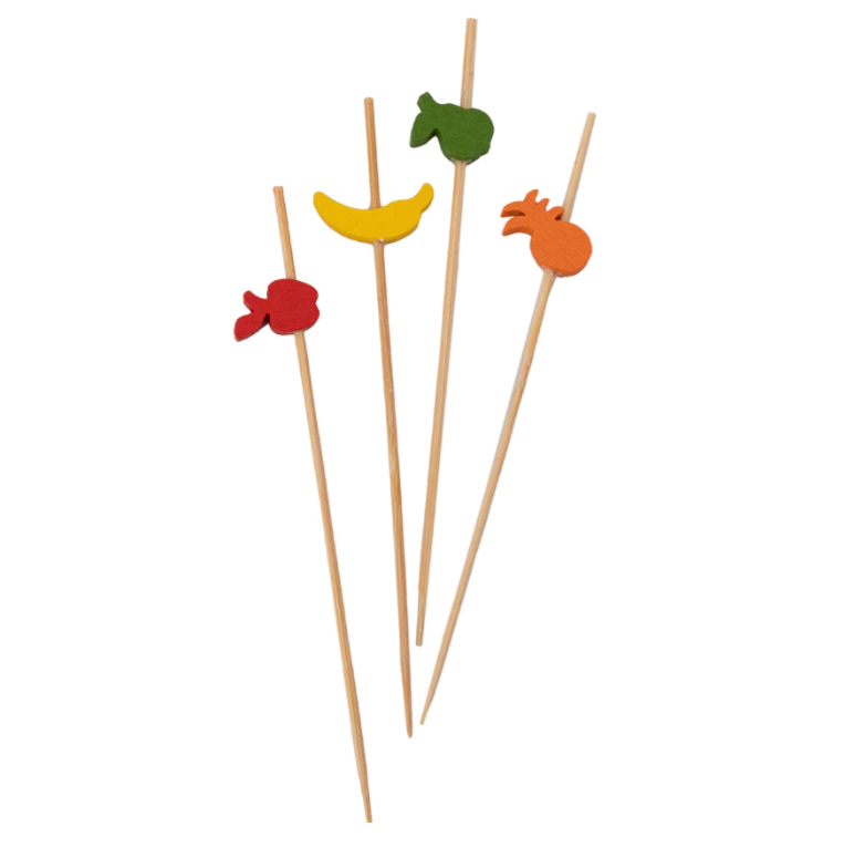 Regent Disposable Fruit Picks Assorted 20pack