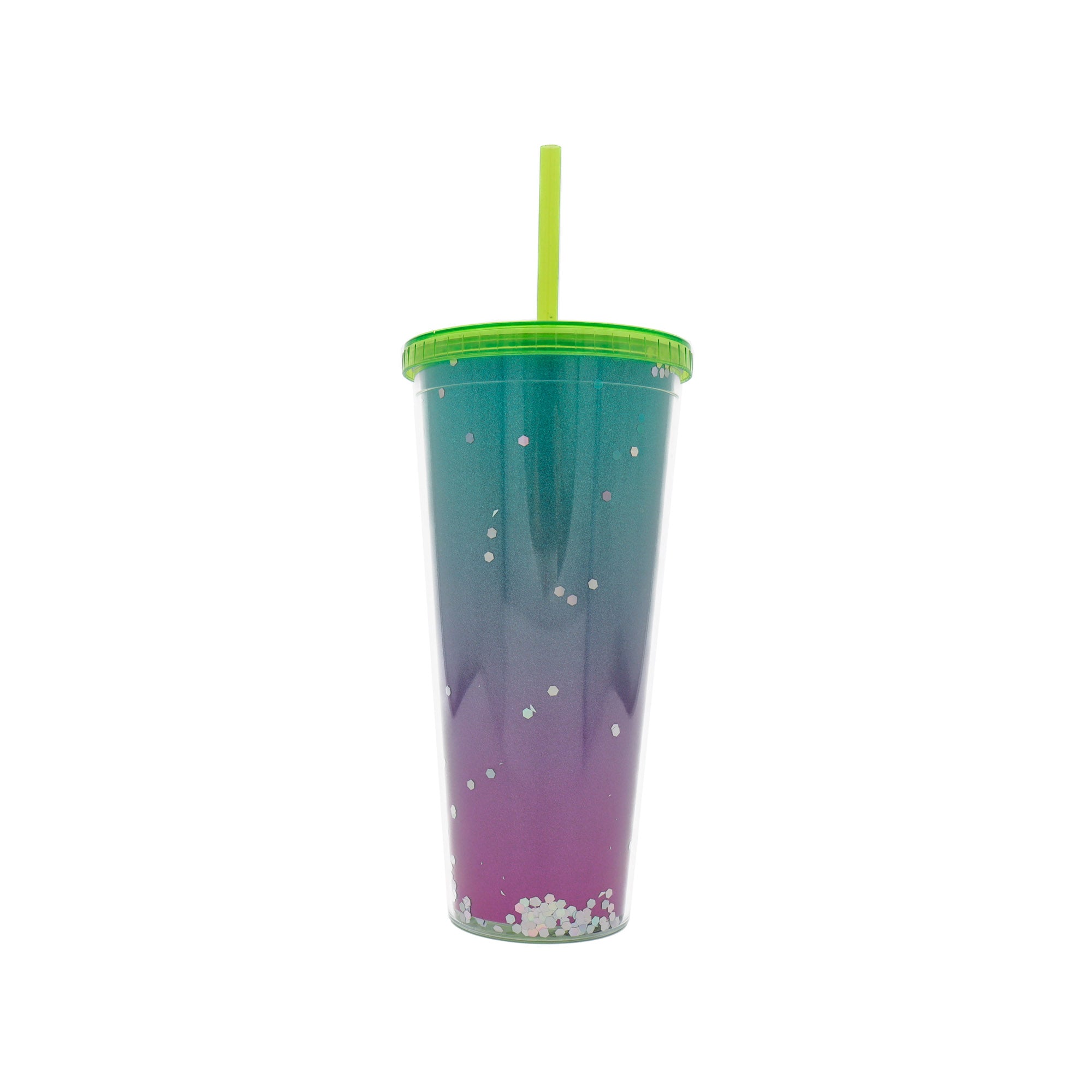 Acrylic Home Tune Drinking Glitter Tumbler 650ml