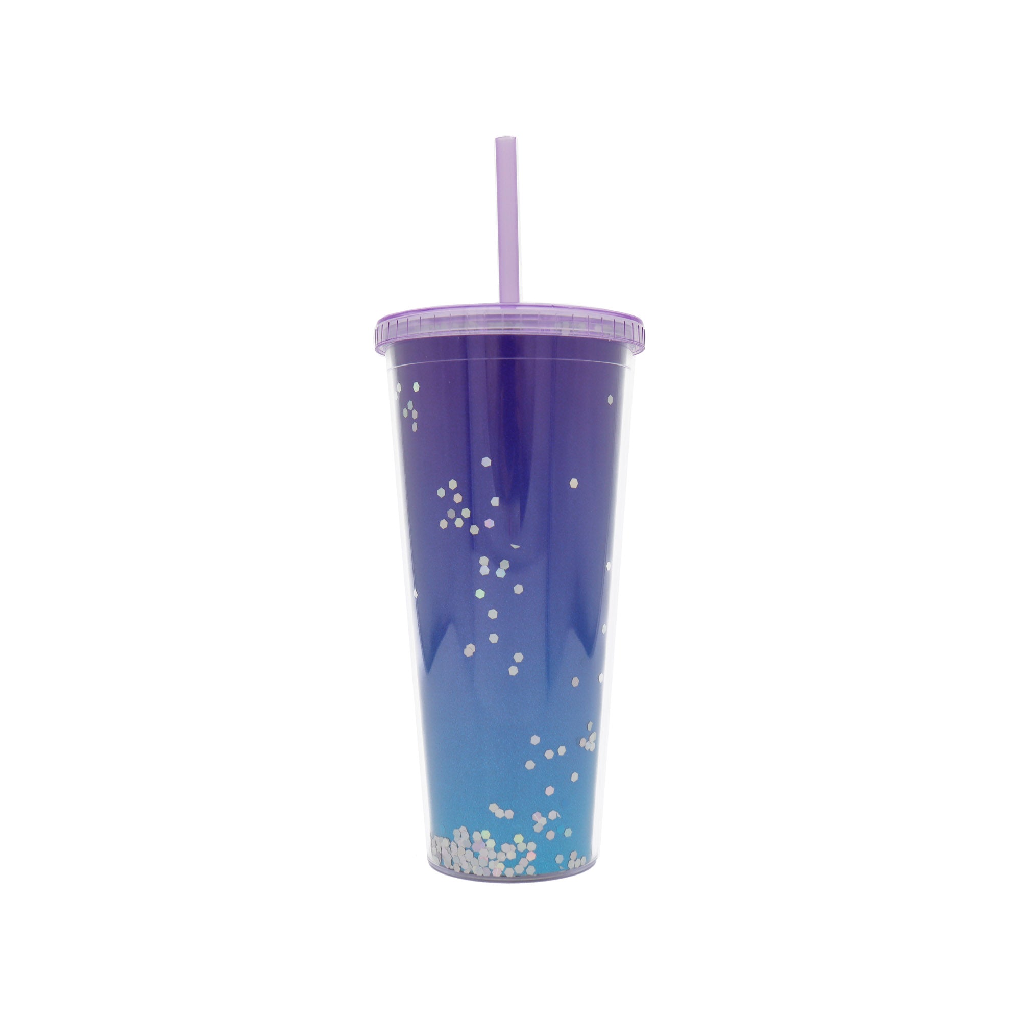 Acrylic Home Tune Drinking Glitter Tumbler 650ml