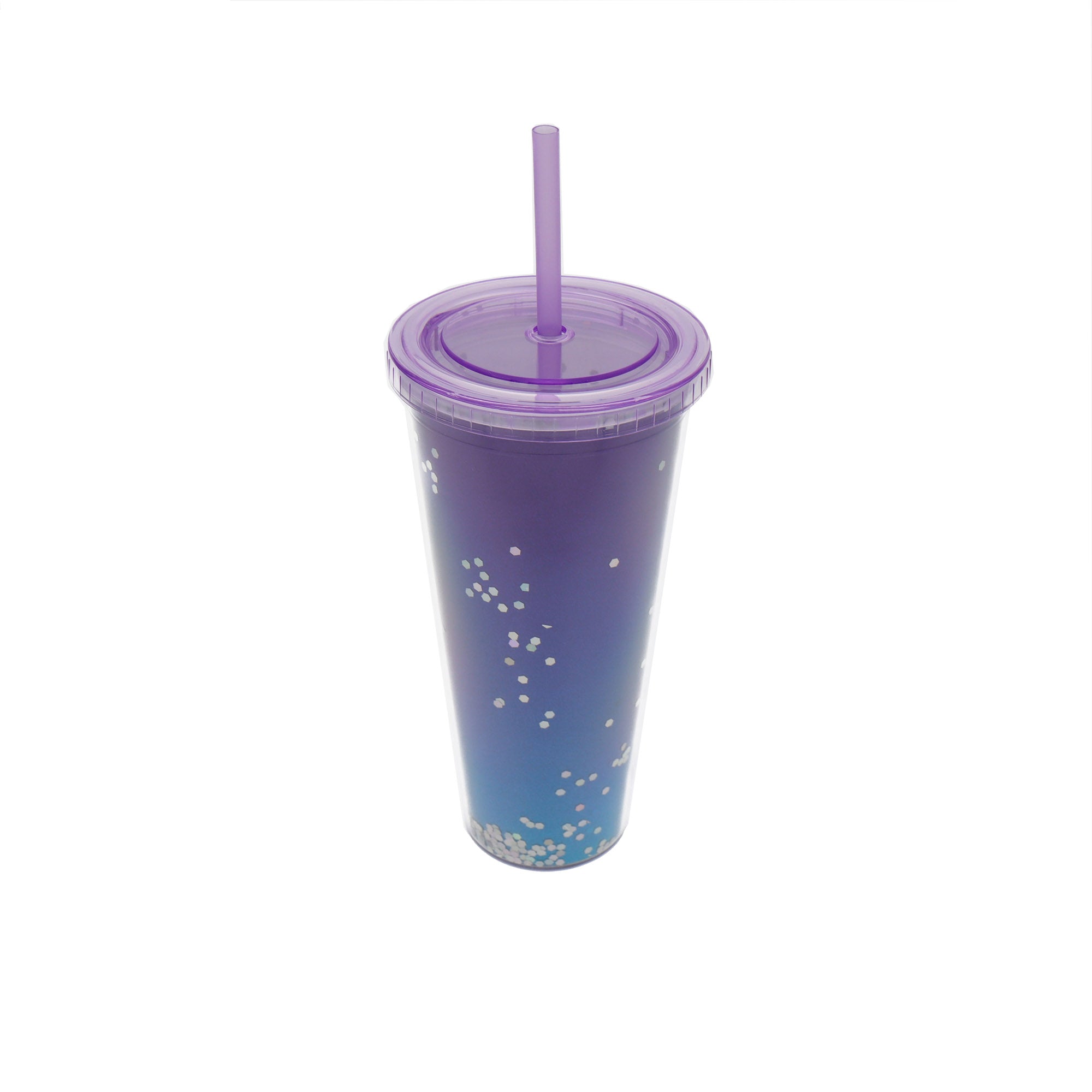 Acrylic Home Tune Drinking Glitter Tumbler 650ml