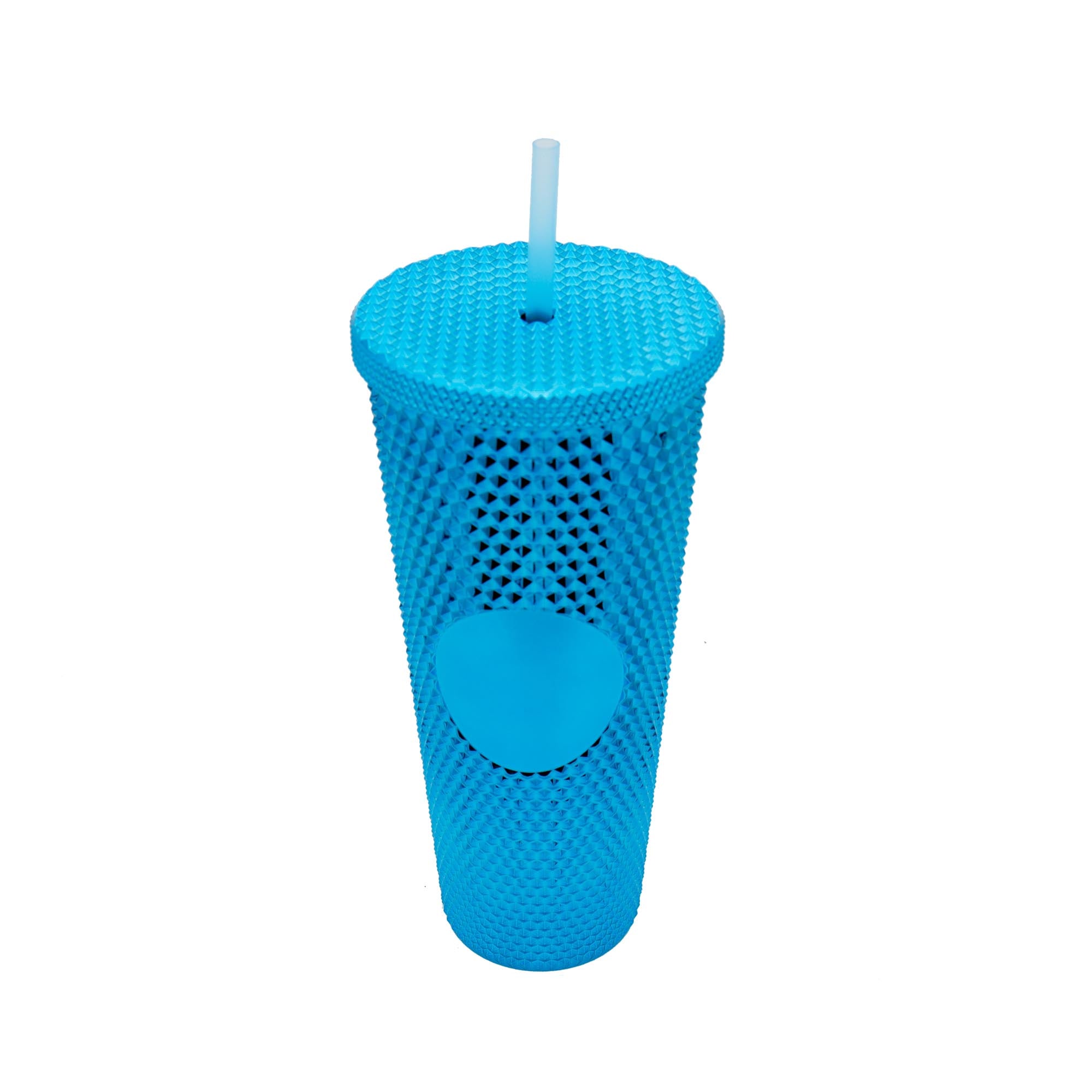Studded Drinking Tumblers 720ml Smoothie Glitter Cup & Straw