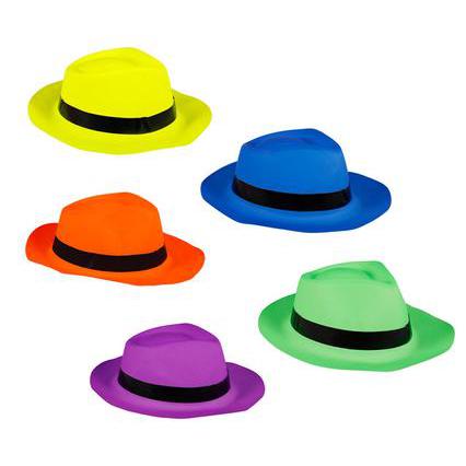 Dress Up Hat Fedora PET Plastic