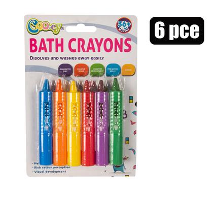 Baby Bath Bud Crayons 6pack