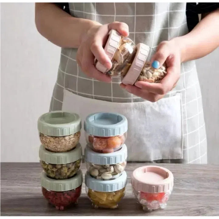 EM House Storage Jar Square 550ml T-Lock EMP-950