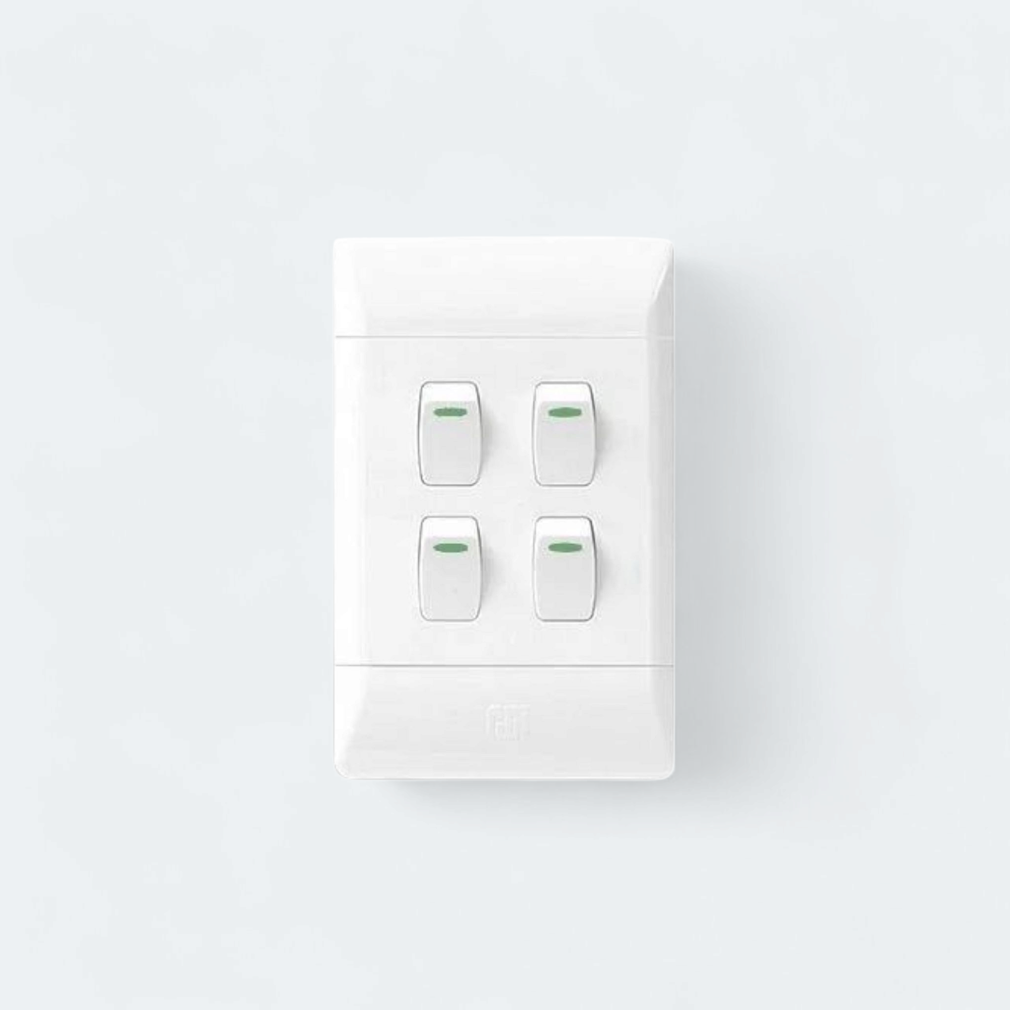 Wall Light Switch 4-Lever