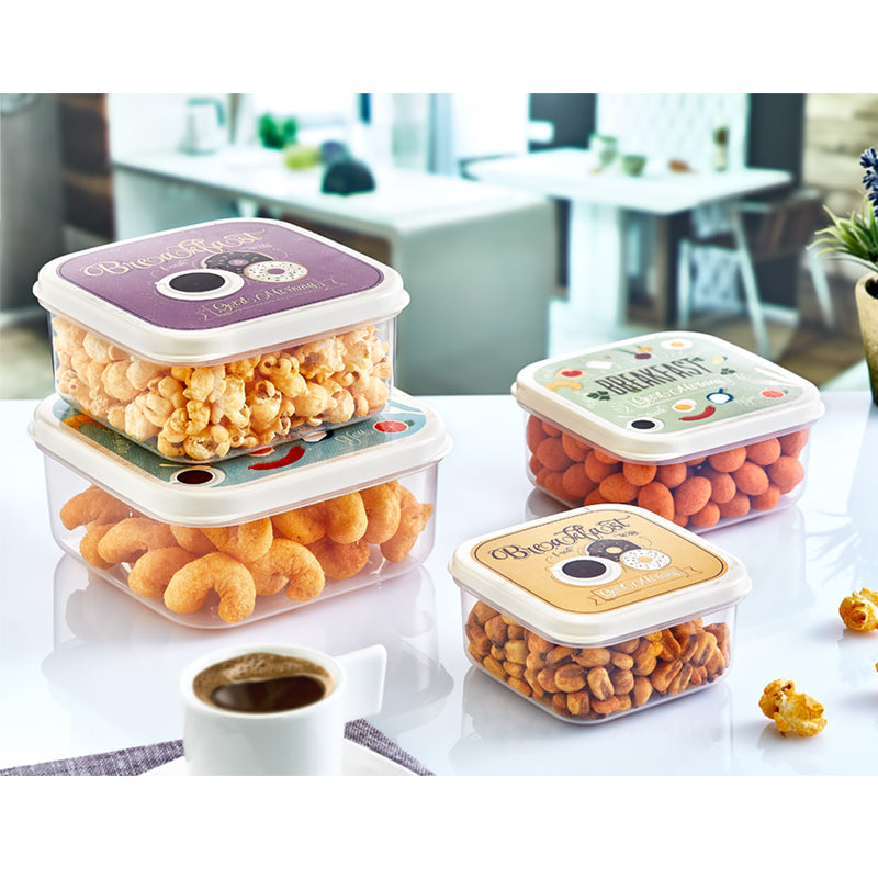 Hobby Life Fun Lunchbox Square 4pcs 020979