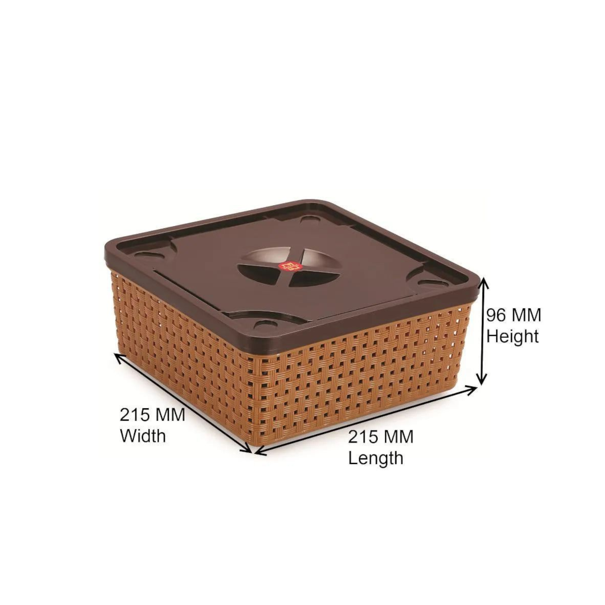 Nakoda Konark Storage Basket with Lid 222 Nu Ware