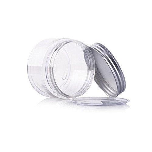 PET Plastic Jar with Aluminium Screw on Lid