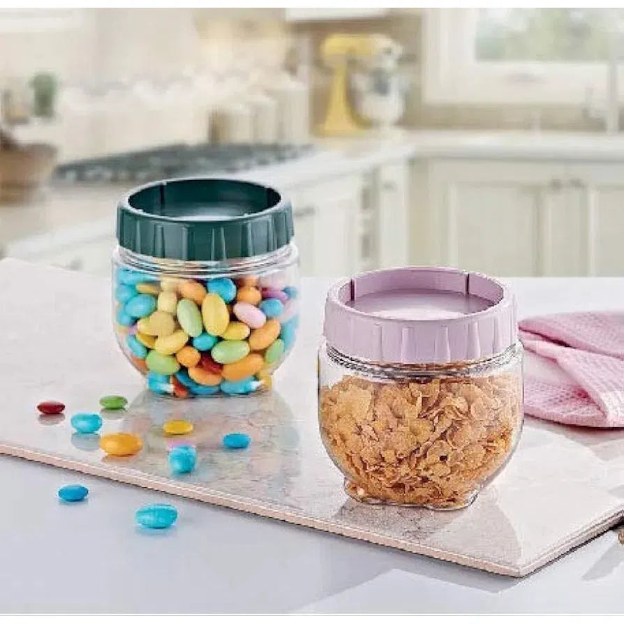EM House Storage Jar Square 550ml T-Lock EMP-950