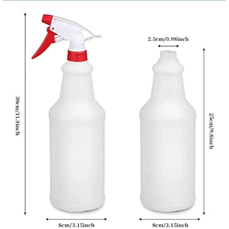 1L HDPE Boston Fine Mist Trigger Spray Bottle Plastic 1pc